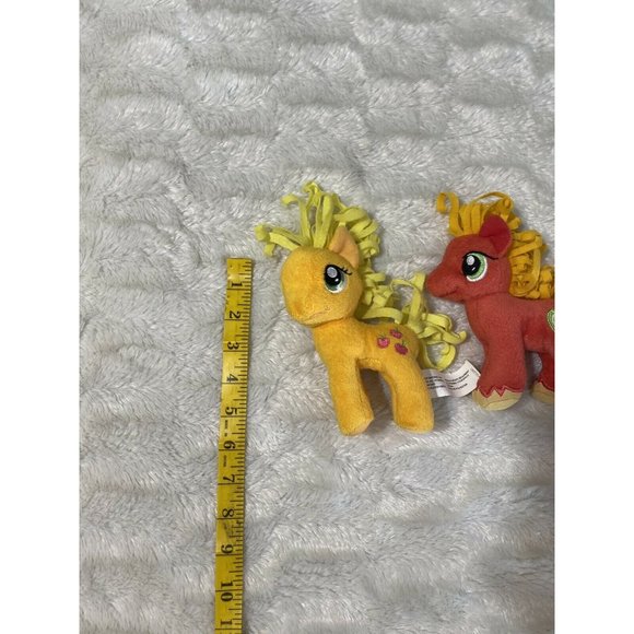 Lot Of 2 My Little Pony Plush Apple Jack Ty  Big Macintosh 6 " - Picture 8 of 8